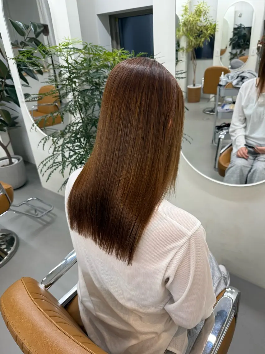 カラー パーマ ブリーチ 縮毛矯正 檜 果歩のヘアスタイル
