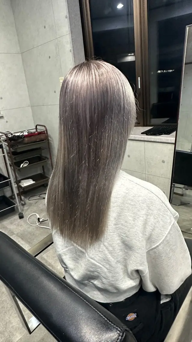 ロング ショートボブ ボブ ハイライト 髪質改善 レイヤーカット REVE 美容室のヘアスタイル
