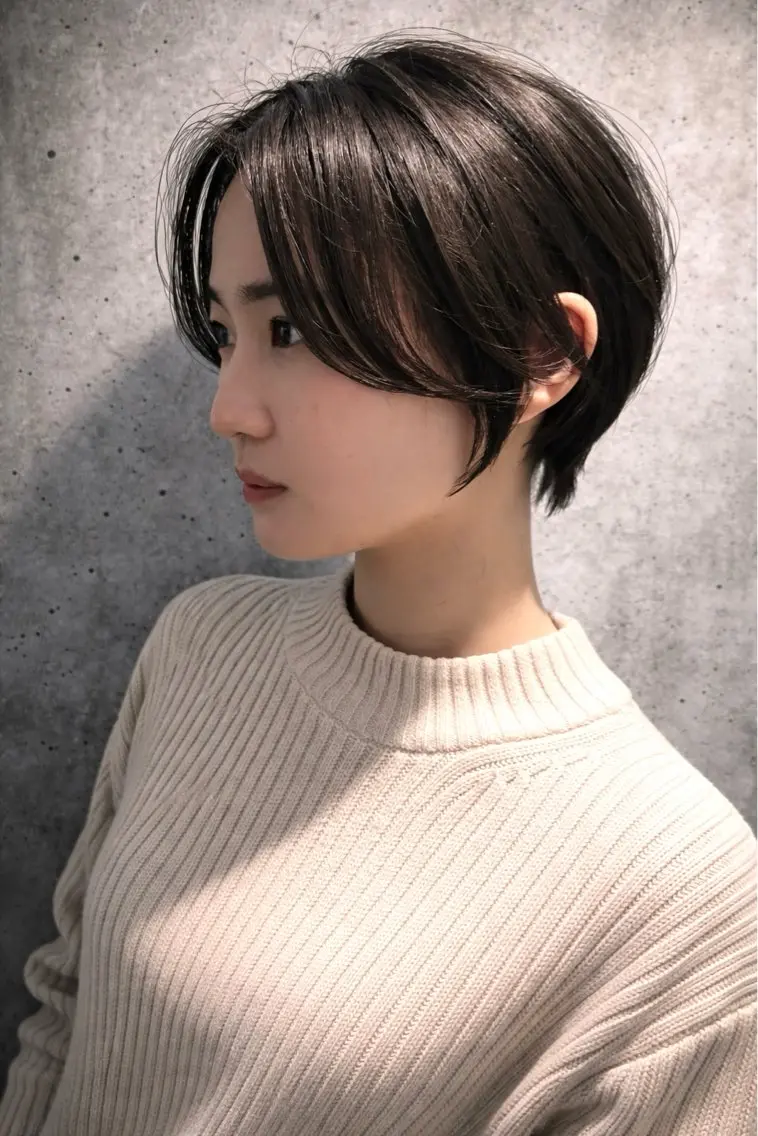 ショート ハンサムショート 学生 就活ヘア ショートヘア 小顔カット カット トリートメント terra✂️ 佐伯 尚哉のヘアスタイル