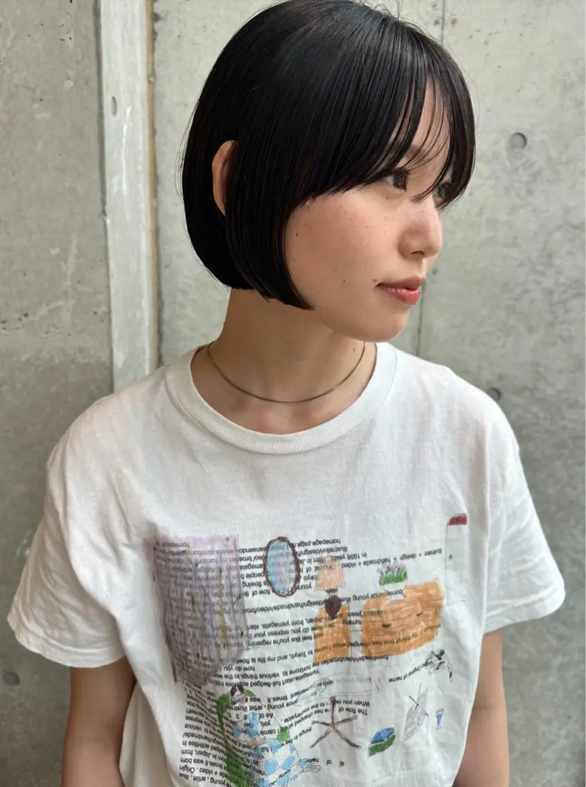 ショート ボブ/似合わせカット /ニュアンスカラーのヘアスタイル