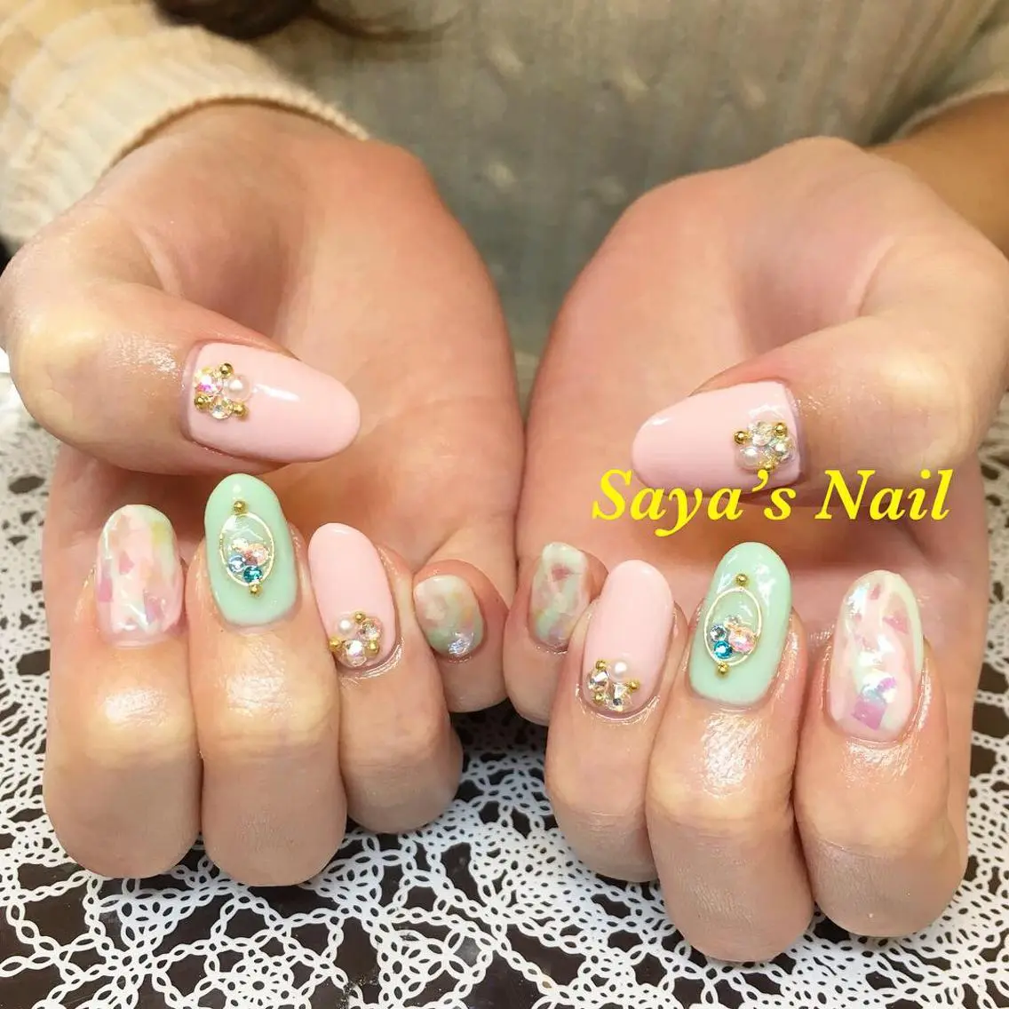 ネイル 持ち込み SantéNail SAYAKAのネイルデザイン