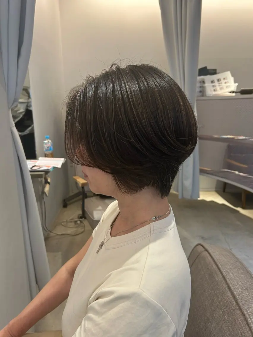 ショート ショートヘア ✂ショートボブ専門 津川里緒✨️のヘアスタイル