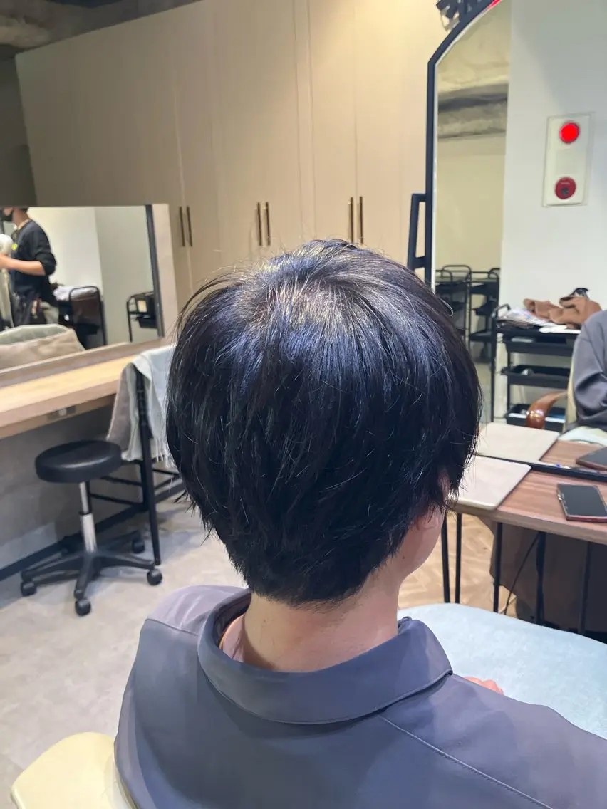 メンズ 及川まき オリーブ グレージュカラー♪のヘアスタイル