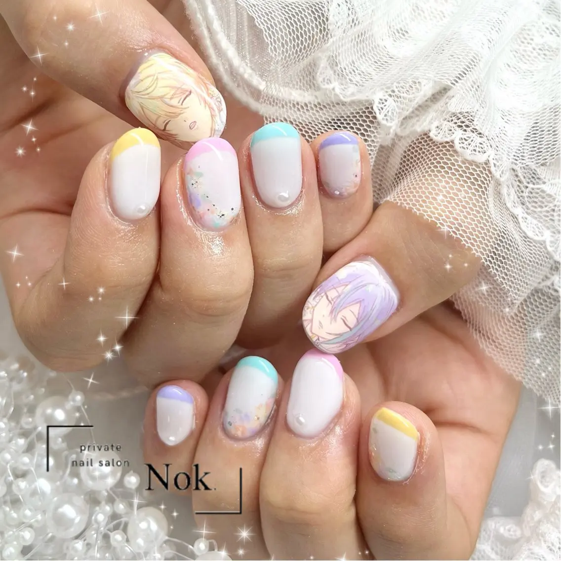 ネイル ハンドネイル 池袋痛ネイル Nok. 渡辺のネイルデザイン