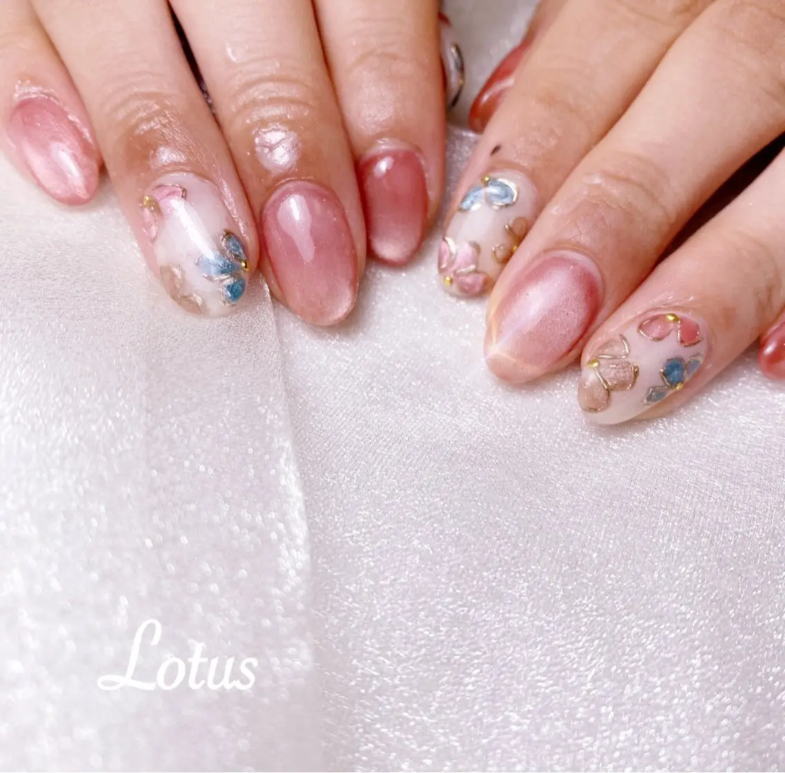 ネイル ハンドネイル ネイル＆脱毛 Lotus🌸のネイルデザイン
