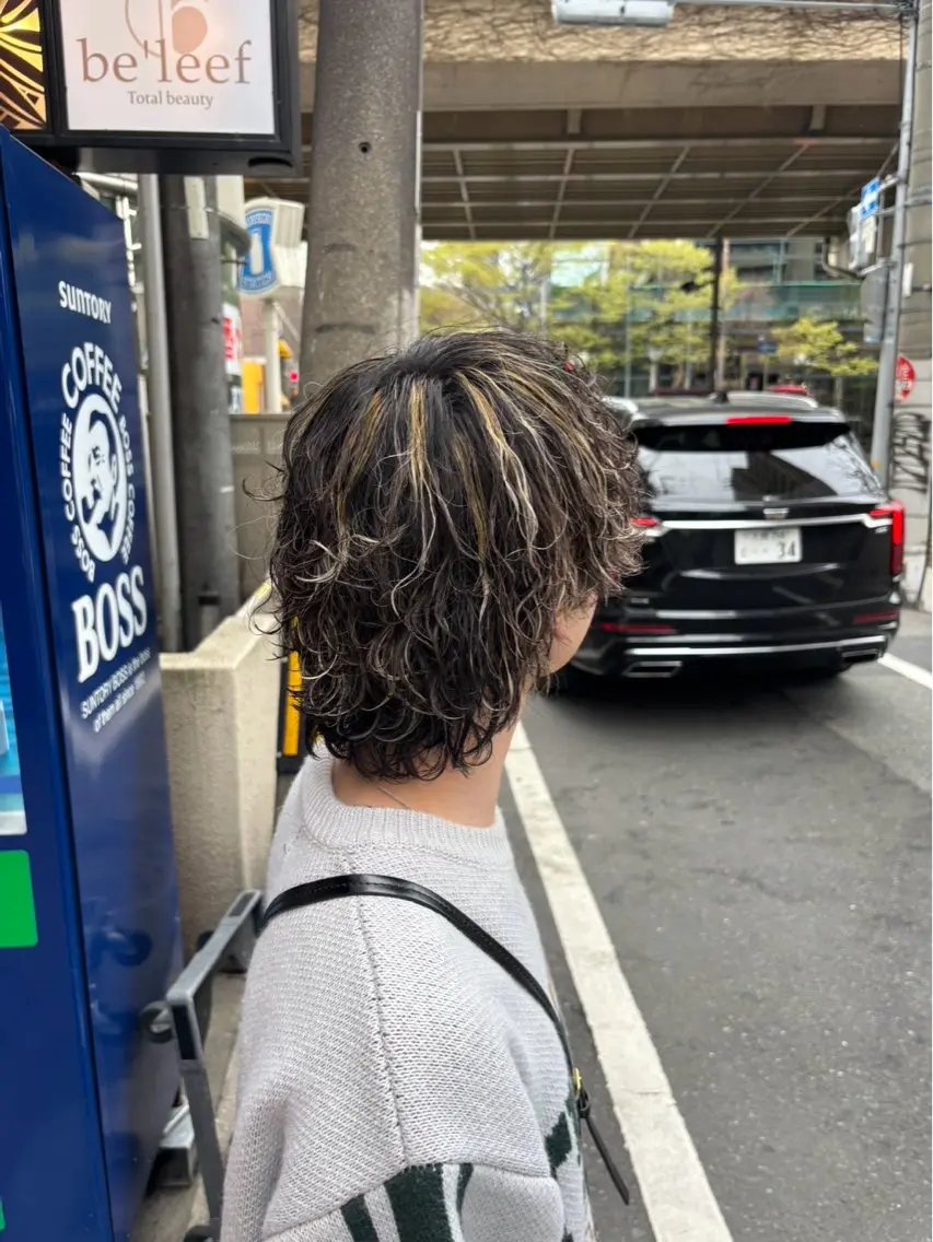 カラー メンズ 【メンズ特化】中場 健人/西梅田/北新地のヘアスタイル