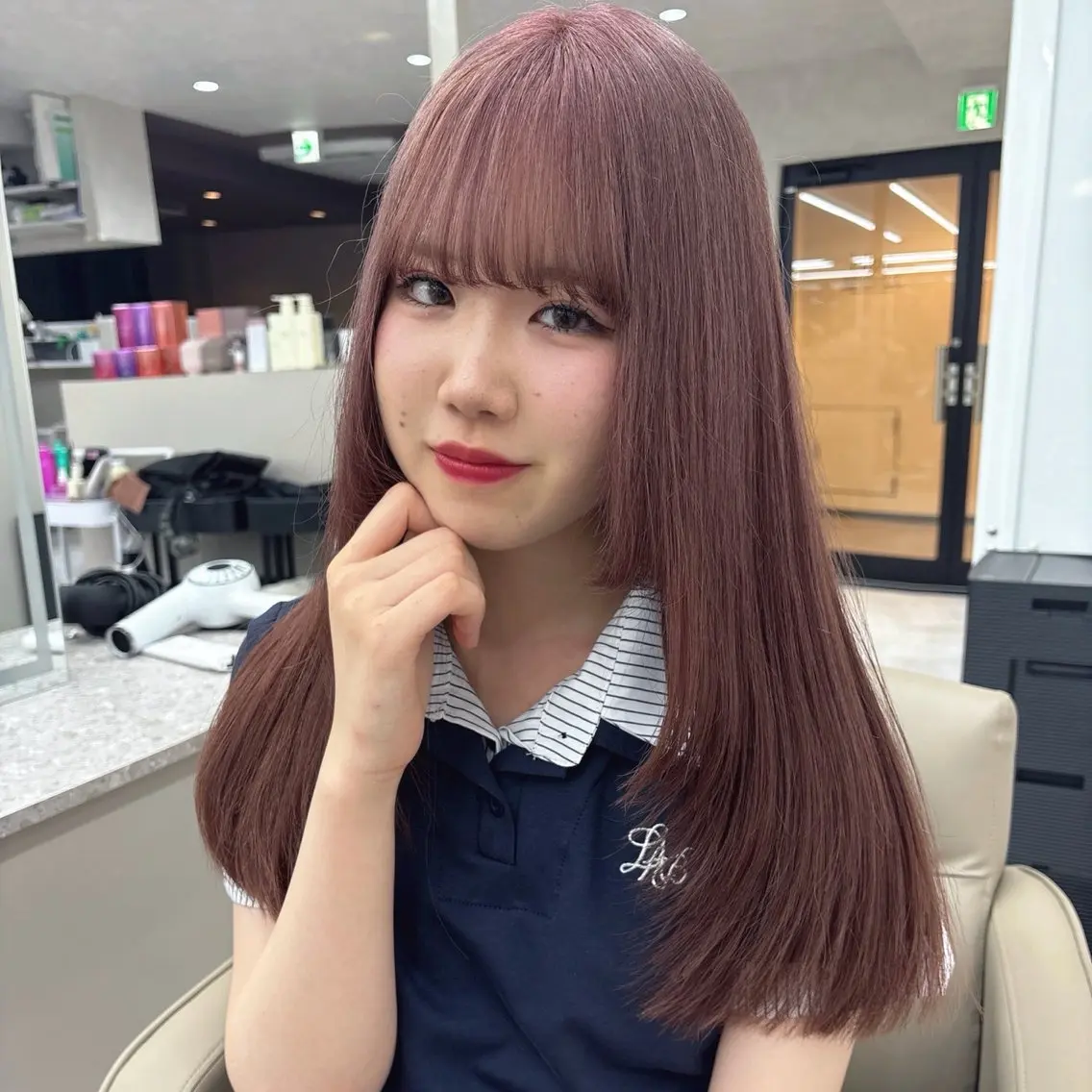 カラー ヘアカラー トリートメント うる艶/ハイトーン 🎀hina🎀のヘアスタイル