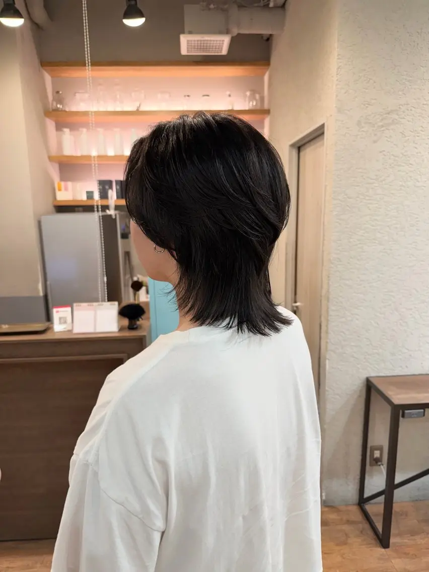 ミディアム メンズ カット きむら なみか🪐のヘアスタイル