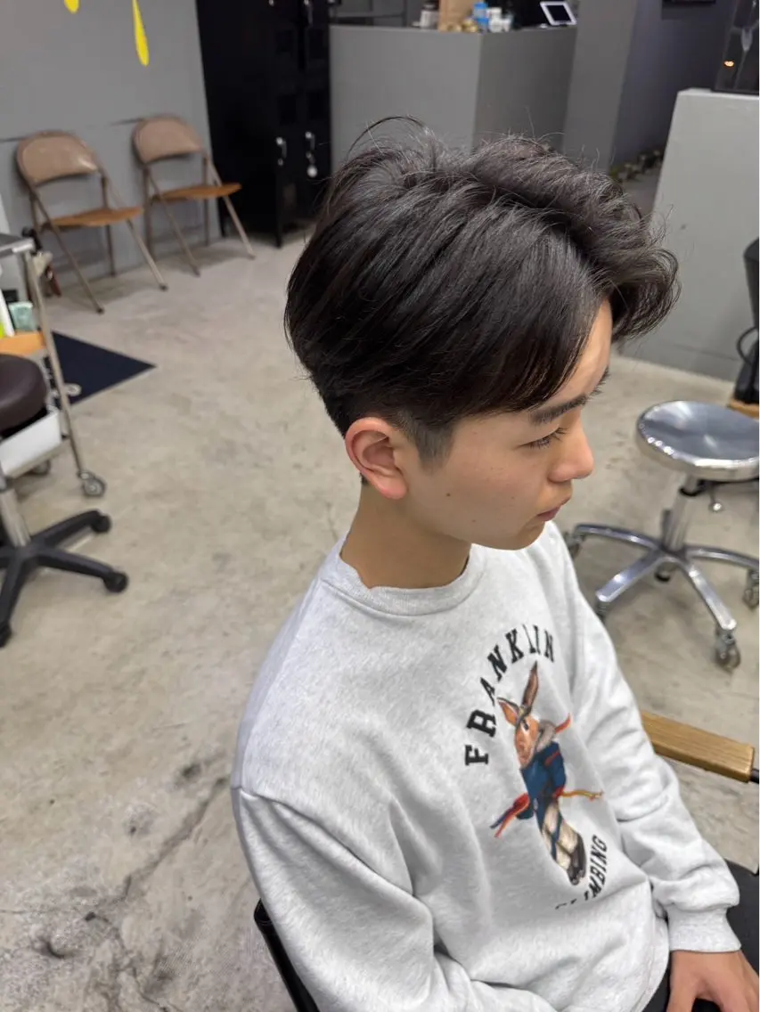ショート パーマ メンズ専門サロン wokeのヘアスタイル