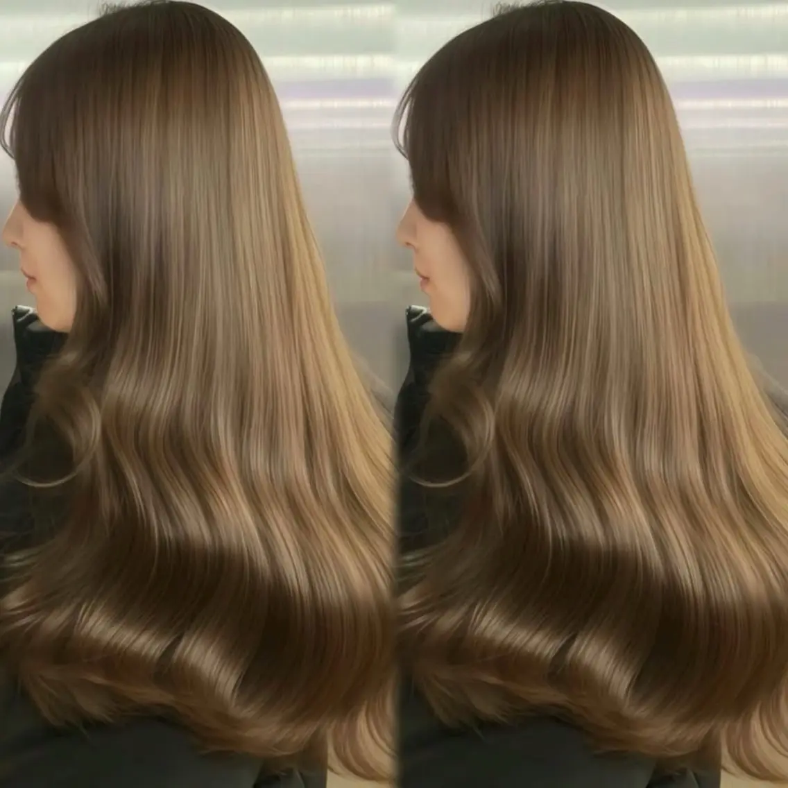 カラー ベージュカラー ヘーゼル ヘアカラー PELEmana🎀 ワンホンヘア🕯のヘアスタイル