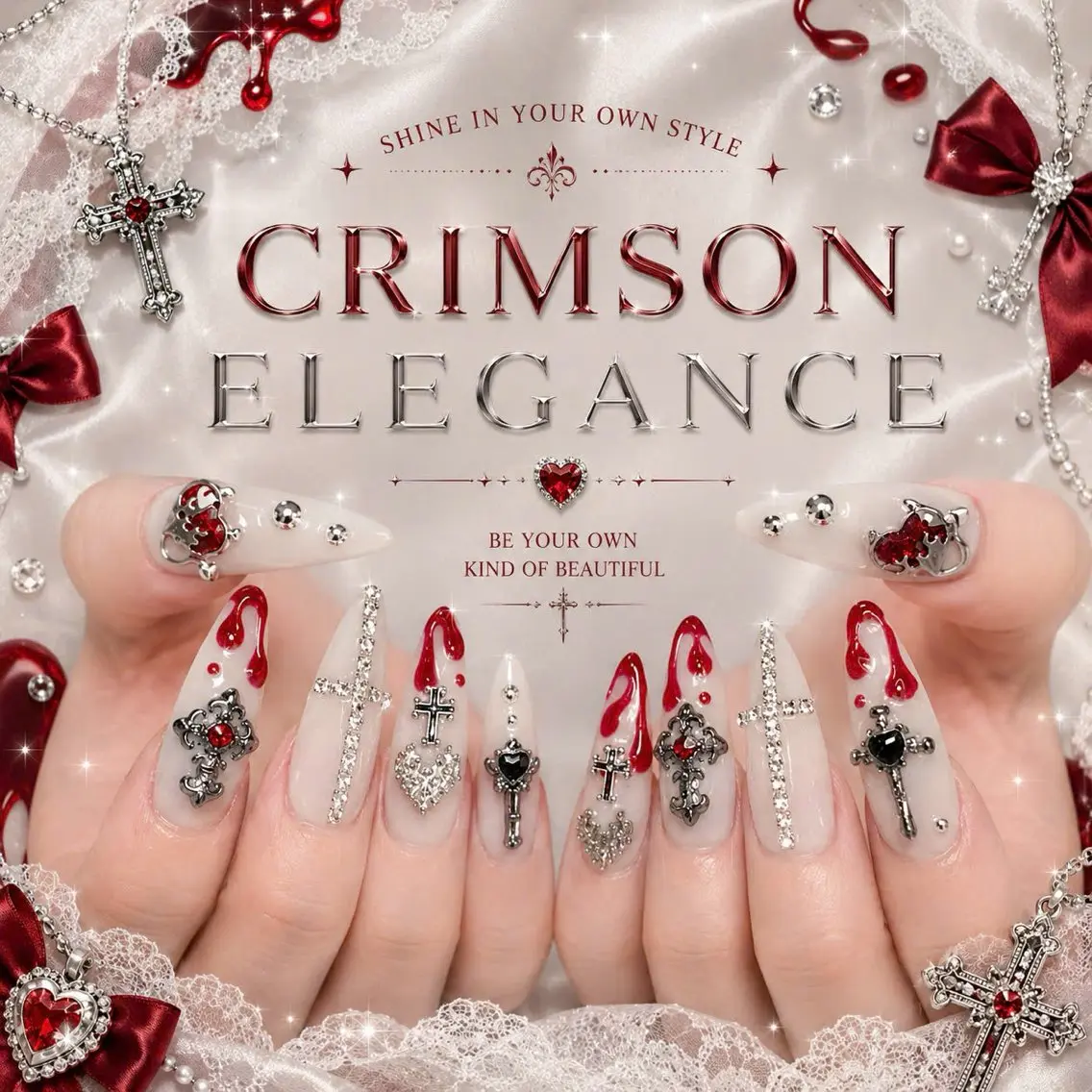 ネイル アートネイル オーロラネイル クリアネイル 長さ出し フレンチネイル ハンドネイル HOT Nail Salonのネイルデザイン