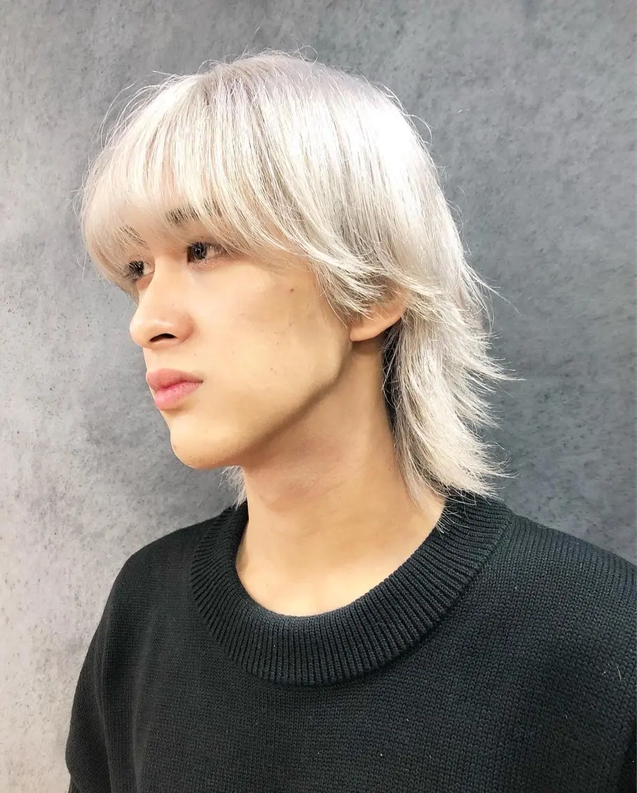 カラー ヘアアレンジ メンズ メンズウルフカット ウルフカット カット ヘアカラー トリートメント ヘアセット メンズ特化✂️栗原 侑也のヘアスタイル