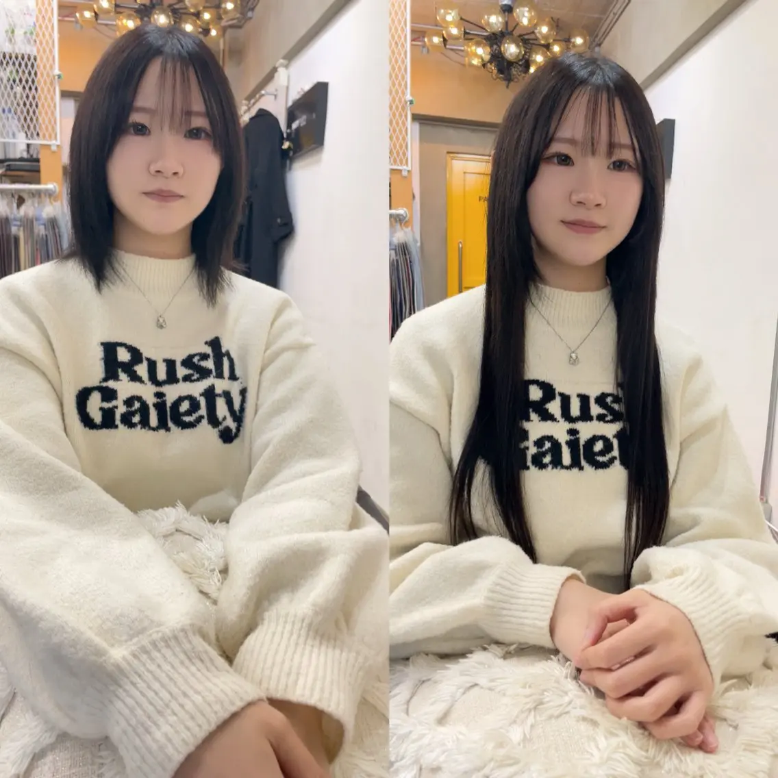 ロング プルエクステ エクステ プルエクステ界隈 ハイトーン/カツオ✨のヘアスタイル