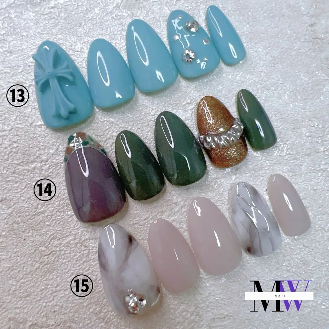 ネイル アートネイル ハンドネイル MW .nailのネイルデザイン