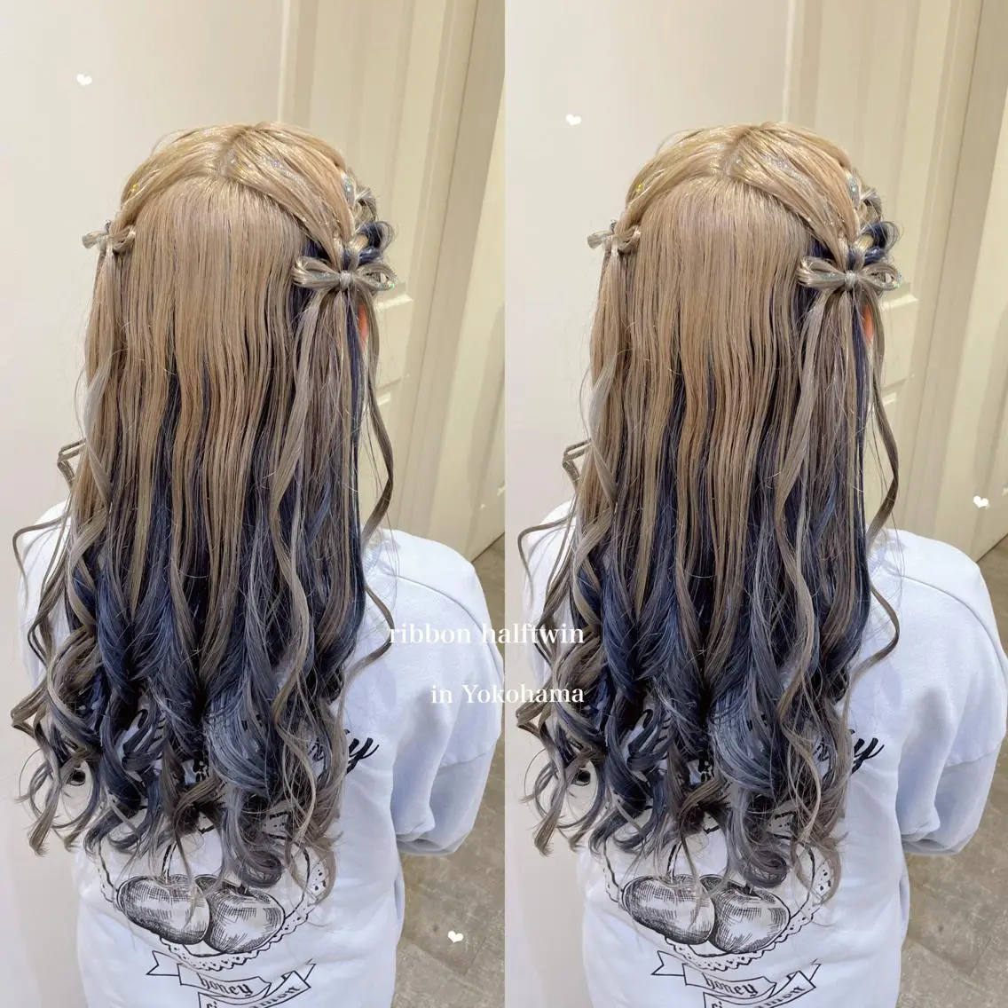 ロング ヘアアレンジ シールエクステ横浜 🐏☁️miminaのヘアスタイル