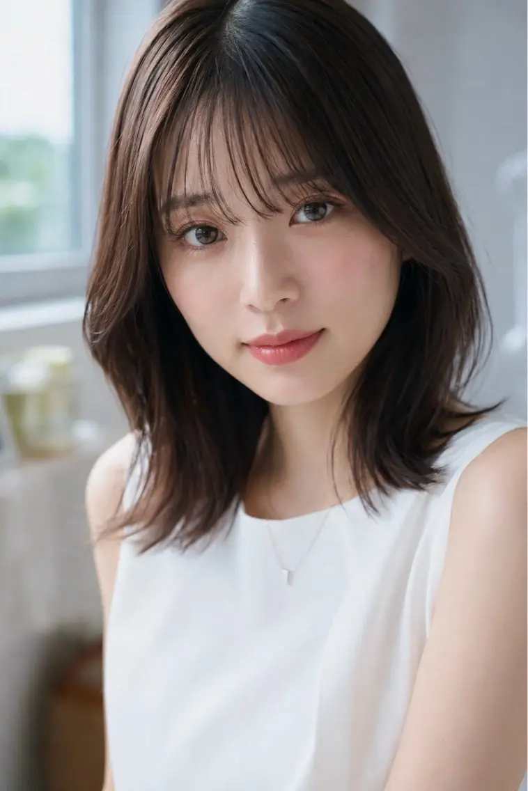 ミディアム TAKAHASHI LEAPSのヘアスタイル