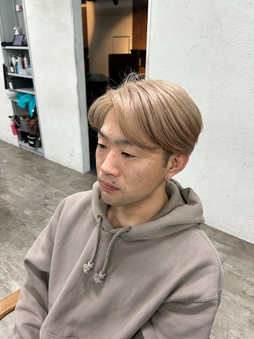 メンズ カット ヘアカラー トリートメント 🩵モテメンズカット MIYABI🩵のヘアスタイル
