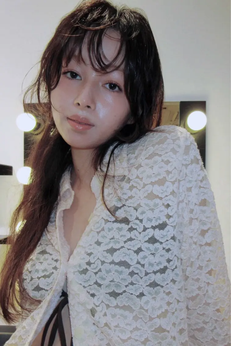 ロング 透明感カラー ラベンダー🤍エリコのヘアスタイル