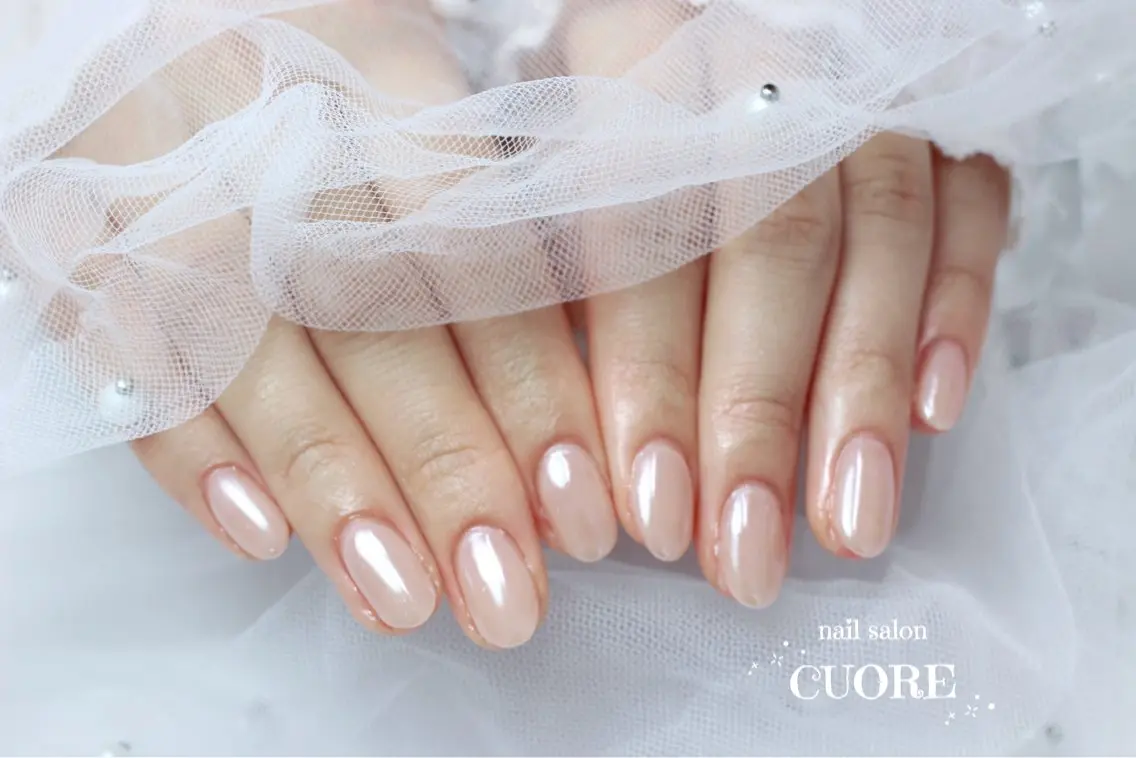 ネイル オフィスネイル ワンカラーネイル シンプルネイル ハンドネイル nail salon CUOREのネイルデザイン