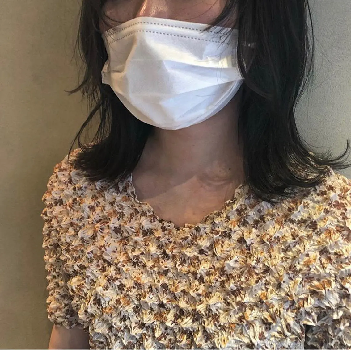ミディアム カラー レイヤーカット yajima Moemiのヘアスタイル