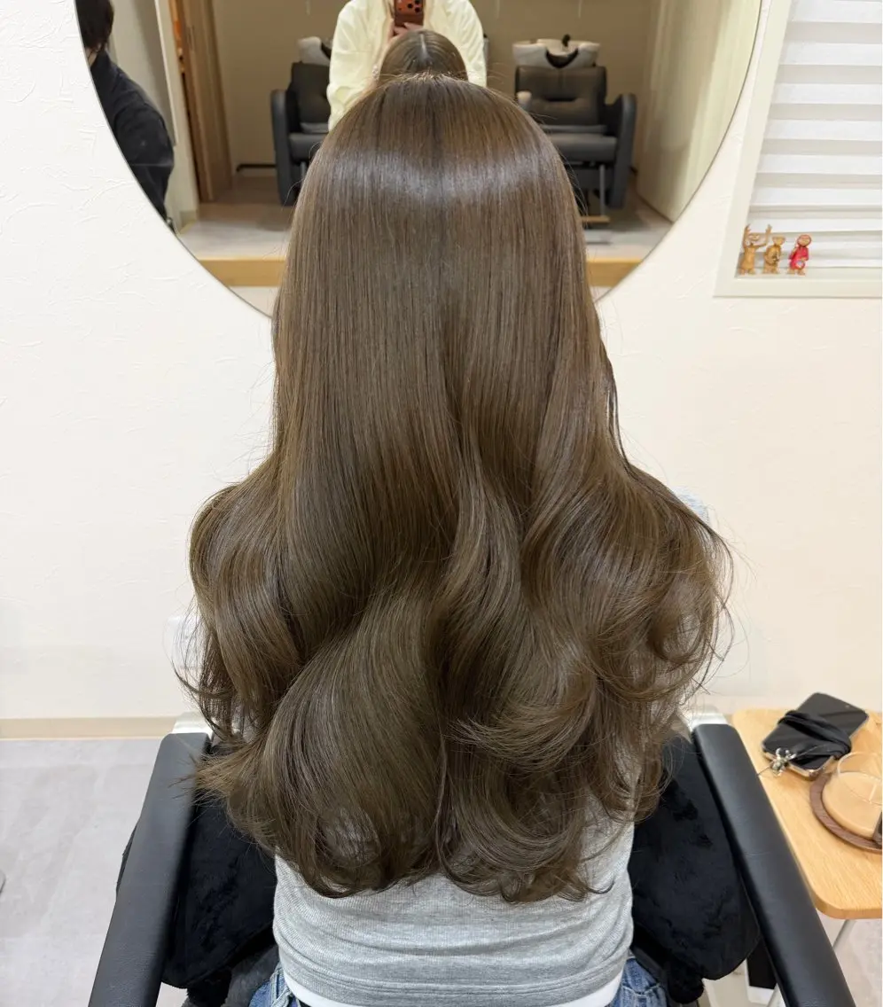 ロング カラー カット トリートメント トレンドと似合わせ/ マンツーマン/西上楓のヘアスタイル