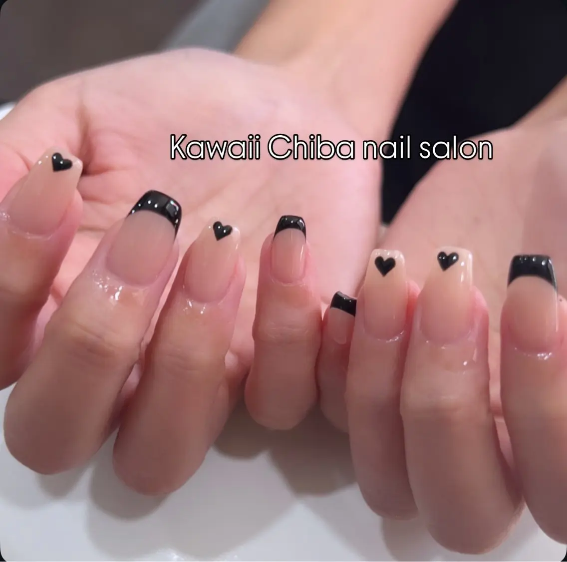 ネイル 長さ出し フレンチネイル ジェルネイル ガーリー 韓国ネイル Kawaii Chiba nailのネイルデザイン