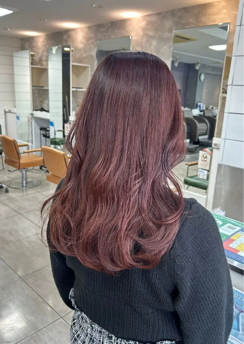 ロング ヘアカラー 似合わせカット✂️ 赤阪 隼🐧のヘアスタイル