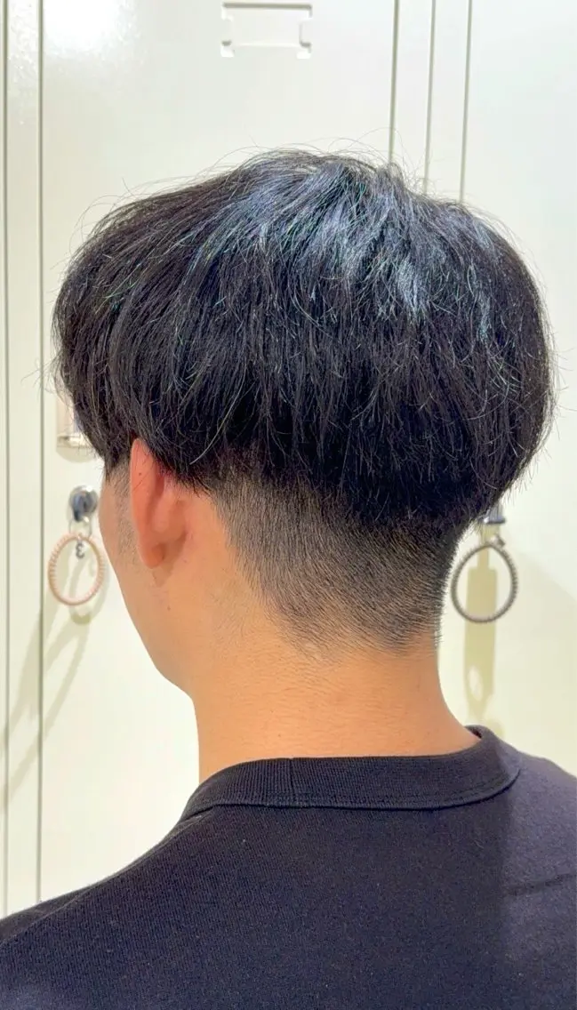メンズ 韓国レイヤー 🎀ダブルカラーのヘアスタイル