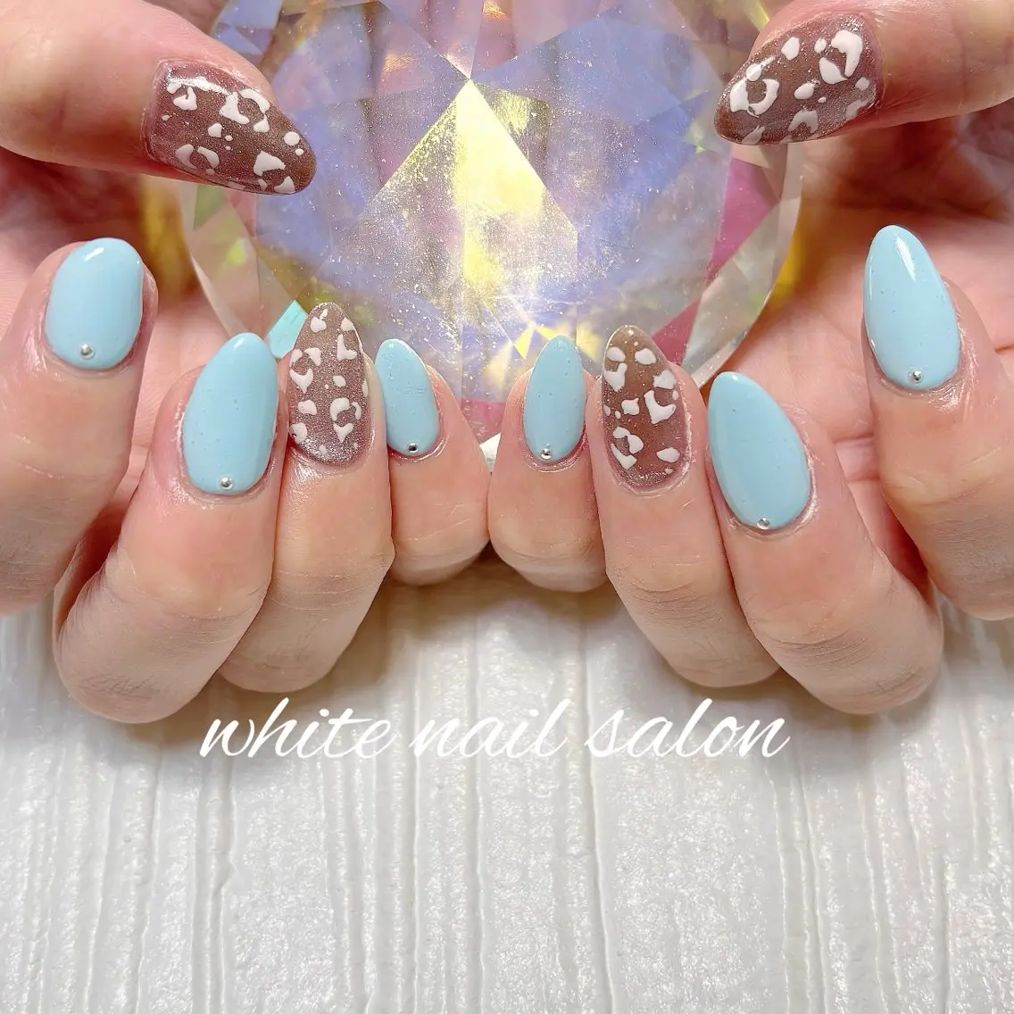 ネイル フットネイル ラメ(グリッター) ハンドネイル white nail salonのネイルデザイン