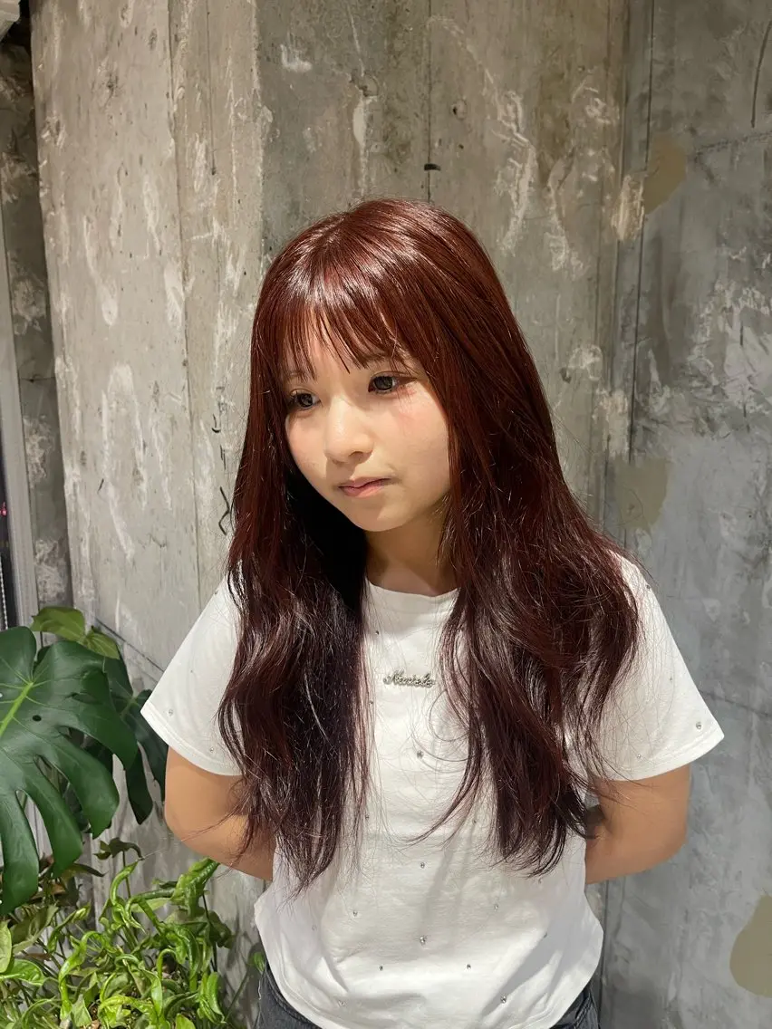 ロング カラー 阪倉 美玲のヘアスタイル