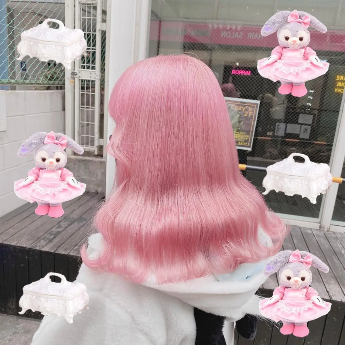 ロング カラー アディクシーカラー アッシュ アッシュブラウン アッシュグレー アッシュグレージュ ヘアカラー トリートメント ハイトーン特化💍 chloe💍韓国のヘアスタイル