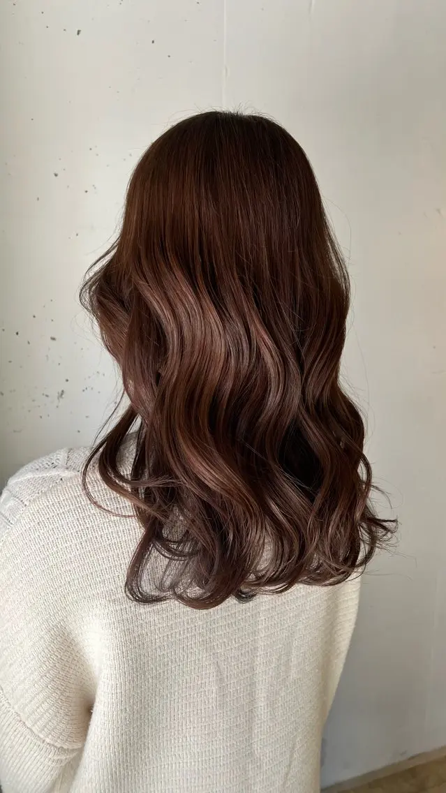 セミロング カラー ブラウンカラー ピンクカラー カラースペシャリスト しょう🧑🏼🎨のヘアスタイル