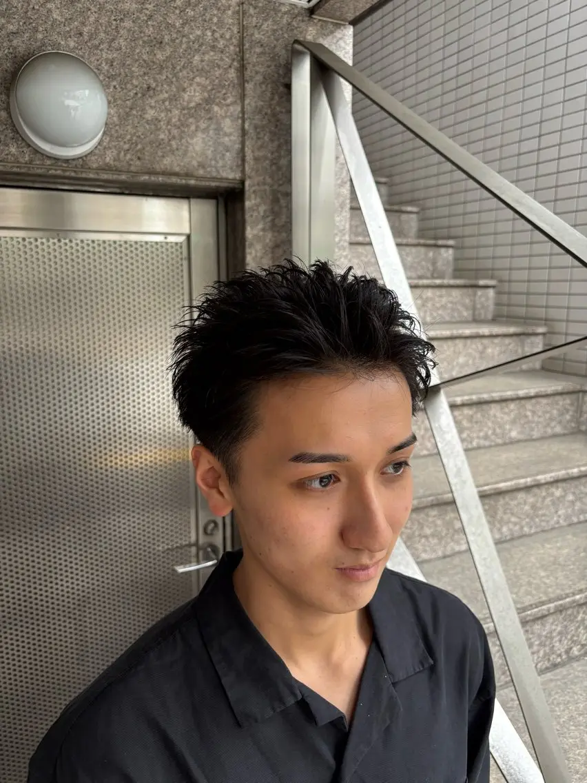 メンズ カット 🫧韓国レイヤー🫧 山本 侑平のヘアスタイル