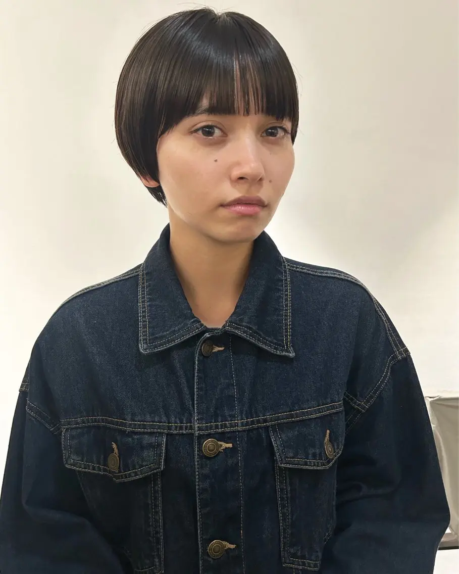 ショート カラー ショートヘア カット ヘアカラー トリートメント 村上雅人 ナチュラルモードのヘアスタイル