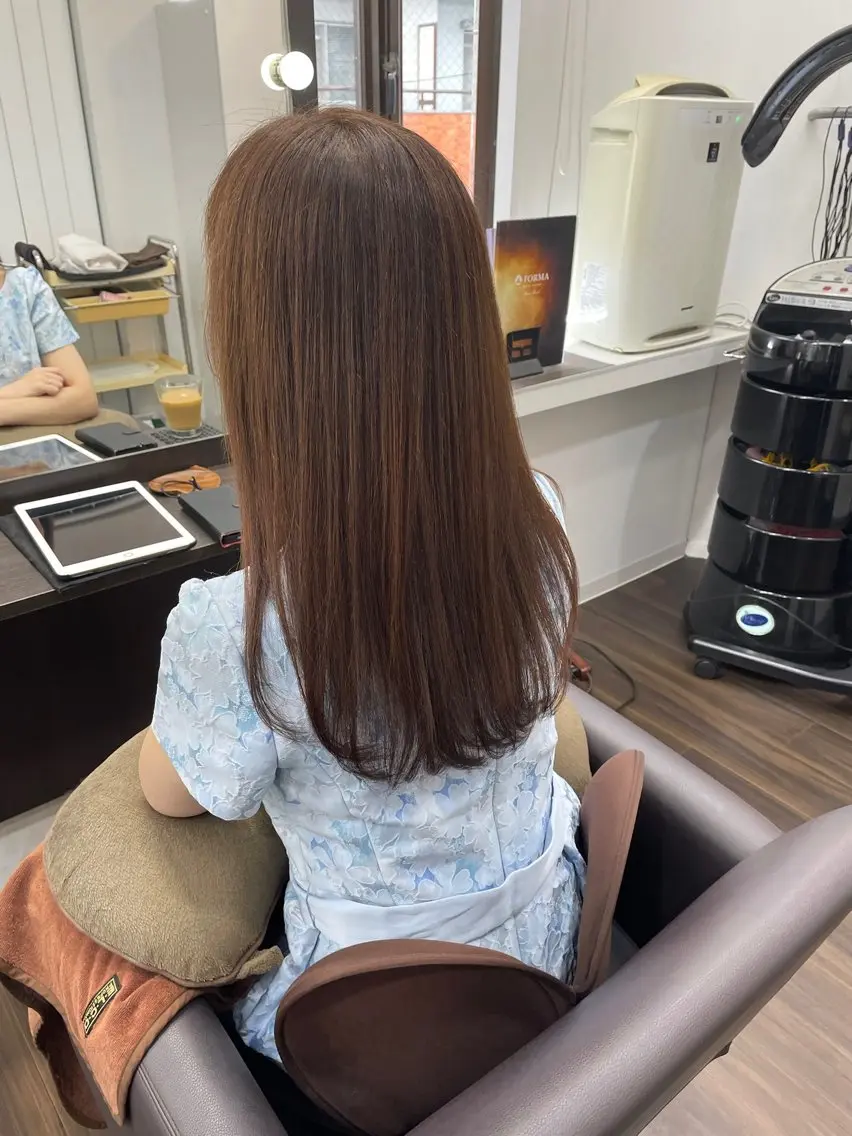 ロング 縮毛矯正 トリートメント ヘッドスパ 髪質改善FORMA 💫S.Katohのヘアスタイル
