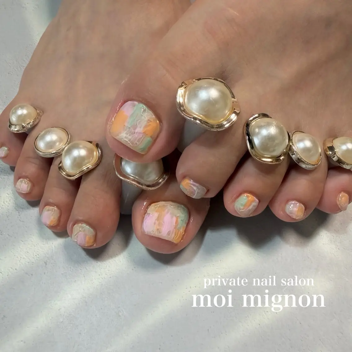 ネイル フットネイル nailist Aki♡のネイルデザイン