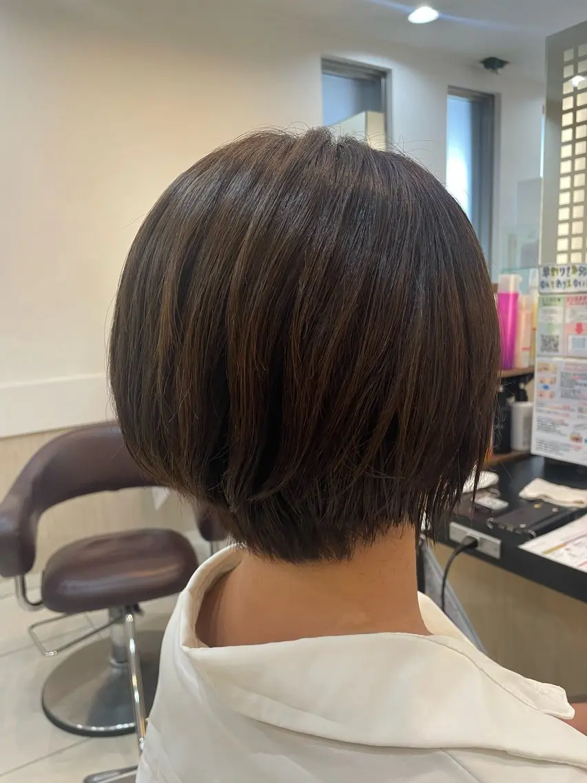 ショート カラー カット ヘアカラー トリートメント リリー /Men's/パーマのヘアスタイル