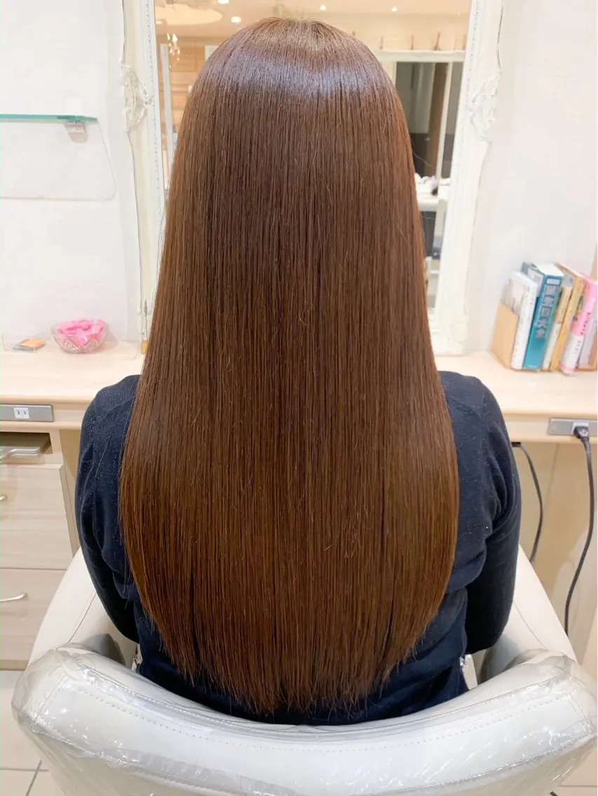 縮毛矯正の写真