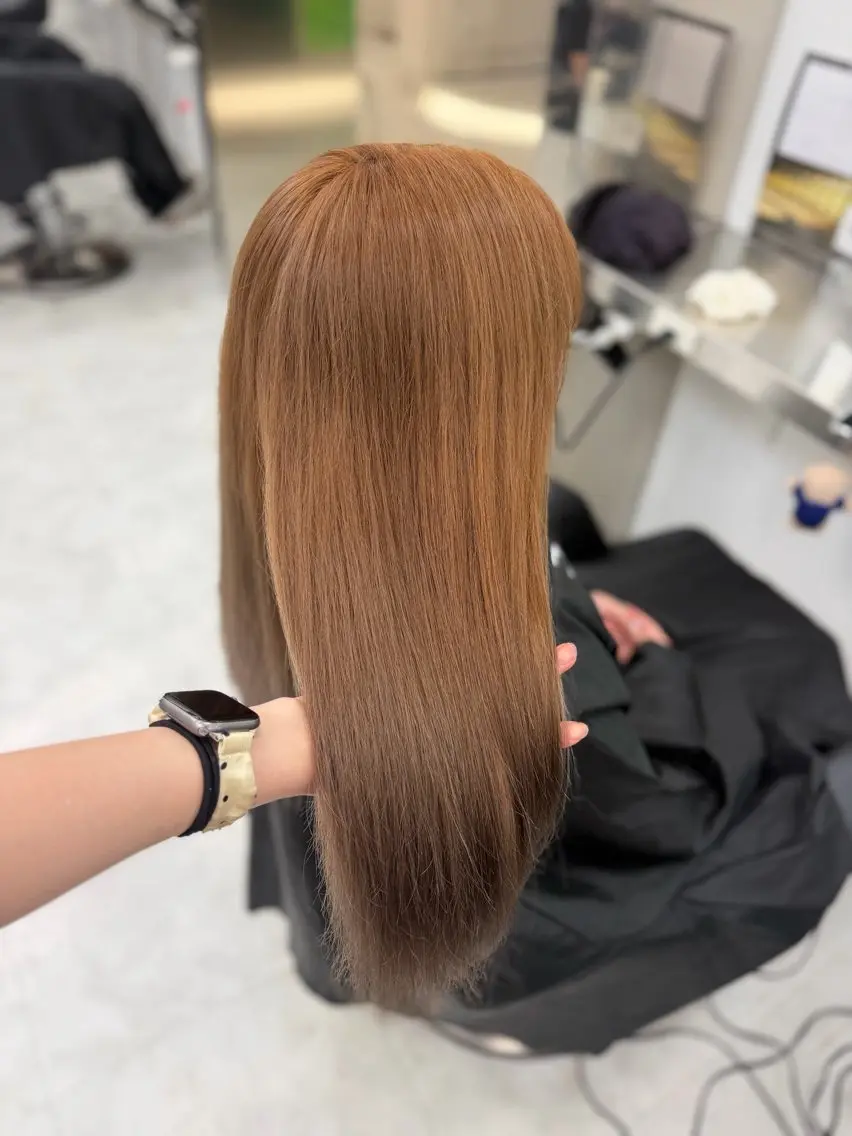 ロング カラー ヘアアレンジ ヘアカラー トリートメント ヘアセット 透明感カラー🎀艶髪 Anju/渋谷🎀のヘアスタイル
