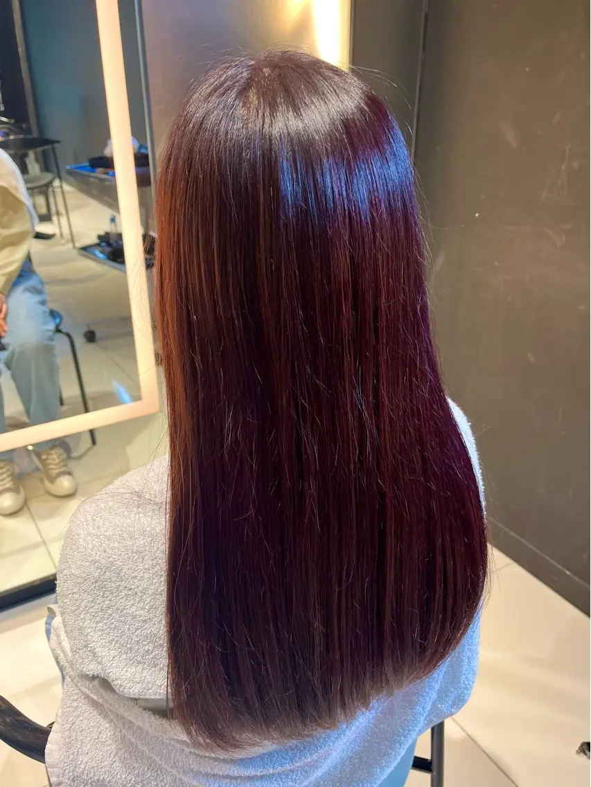カラー ヘアカラー 弥田 愛のヘアスタイル