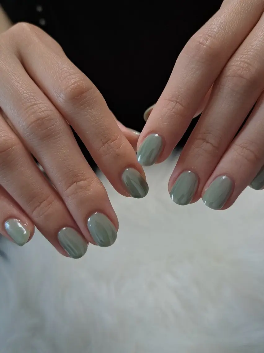 ネイル ワンカラーネイル omika nail @自宅のネイルデザイン