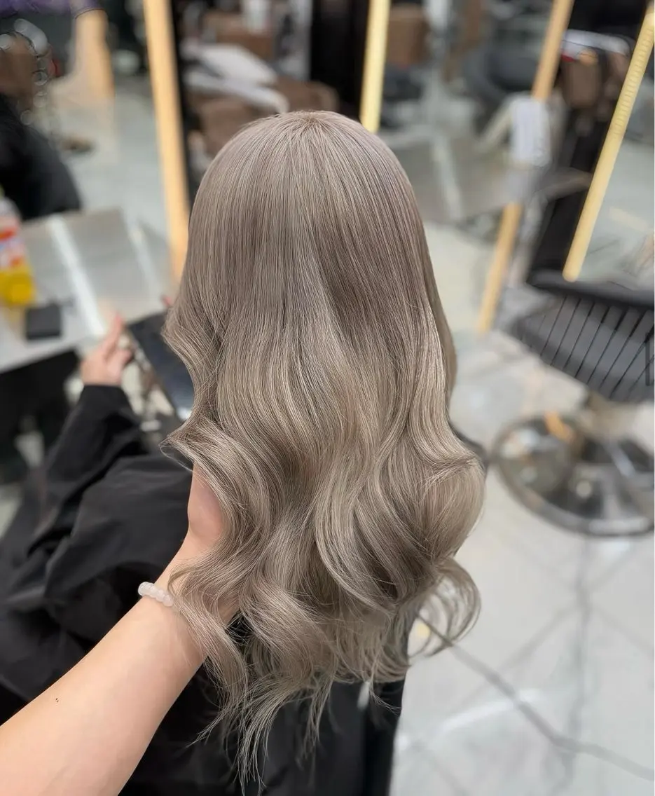 ロング カラー ヘアカラー 笠間 啓聖のヘアスタイル