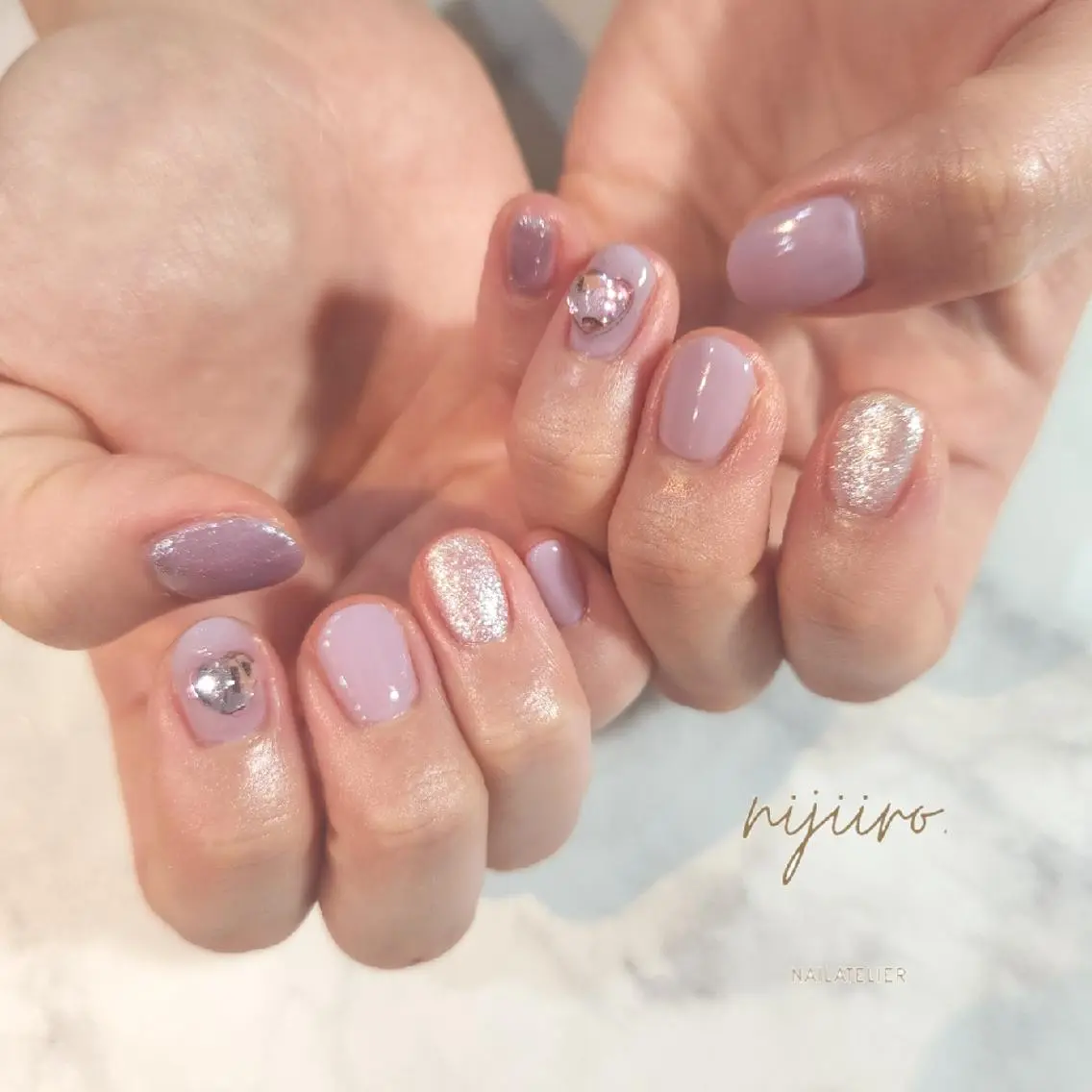 ネイル ハンドネイル nijiiro🌈 サトウのネイルデザイン