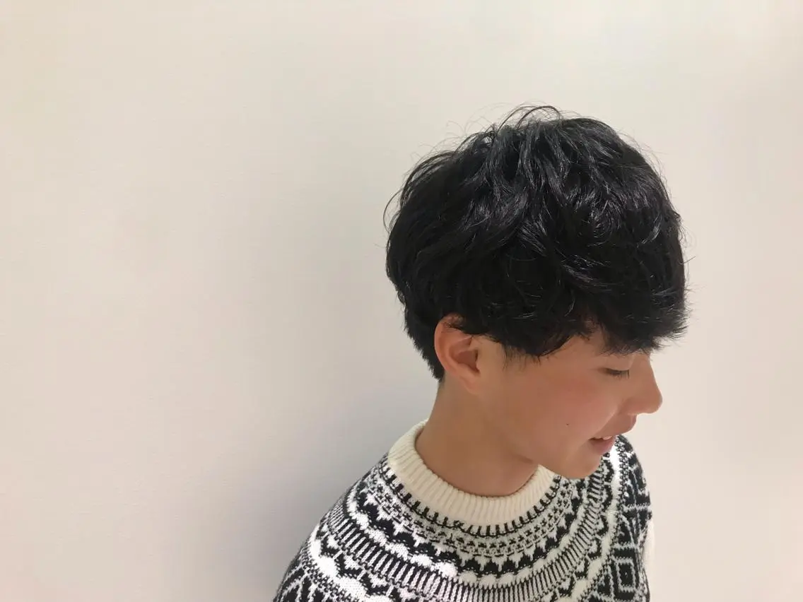ショート パーマ メンズ ボブ指名No.1/ ボブパーマ/ユキのヘアスタイル