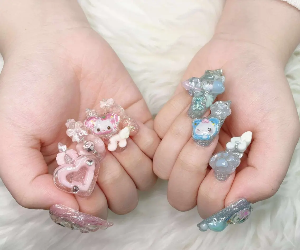 ネイル 成人式 フレンチネイル グラデーション 韓国ネイル マグネットネイル ハンドネイル Squen Nail shinjukuのネイルデザイン
