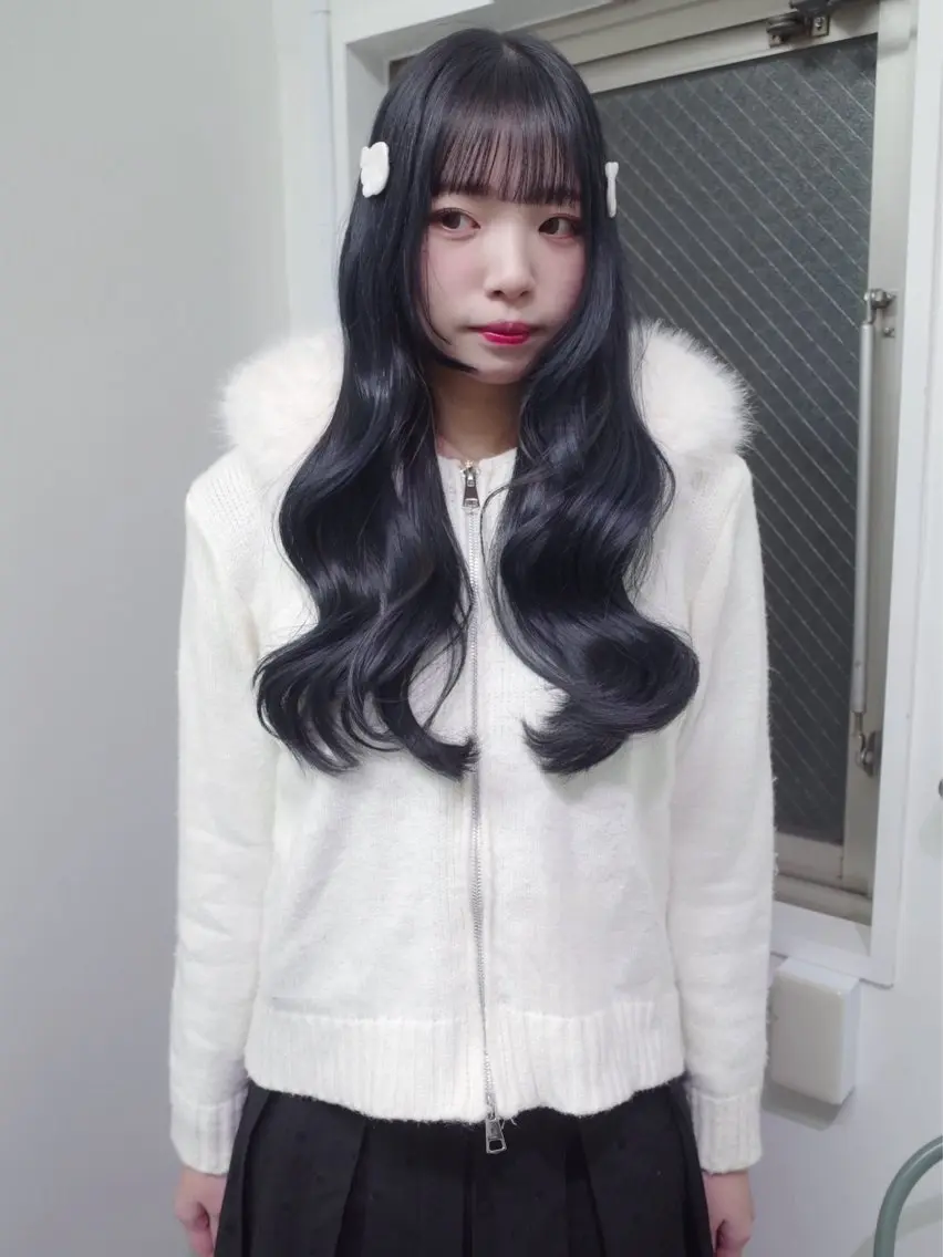 ロング カラー カットモデル大募集 IDE AYANEのヘアスタイル