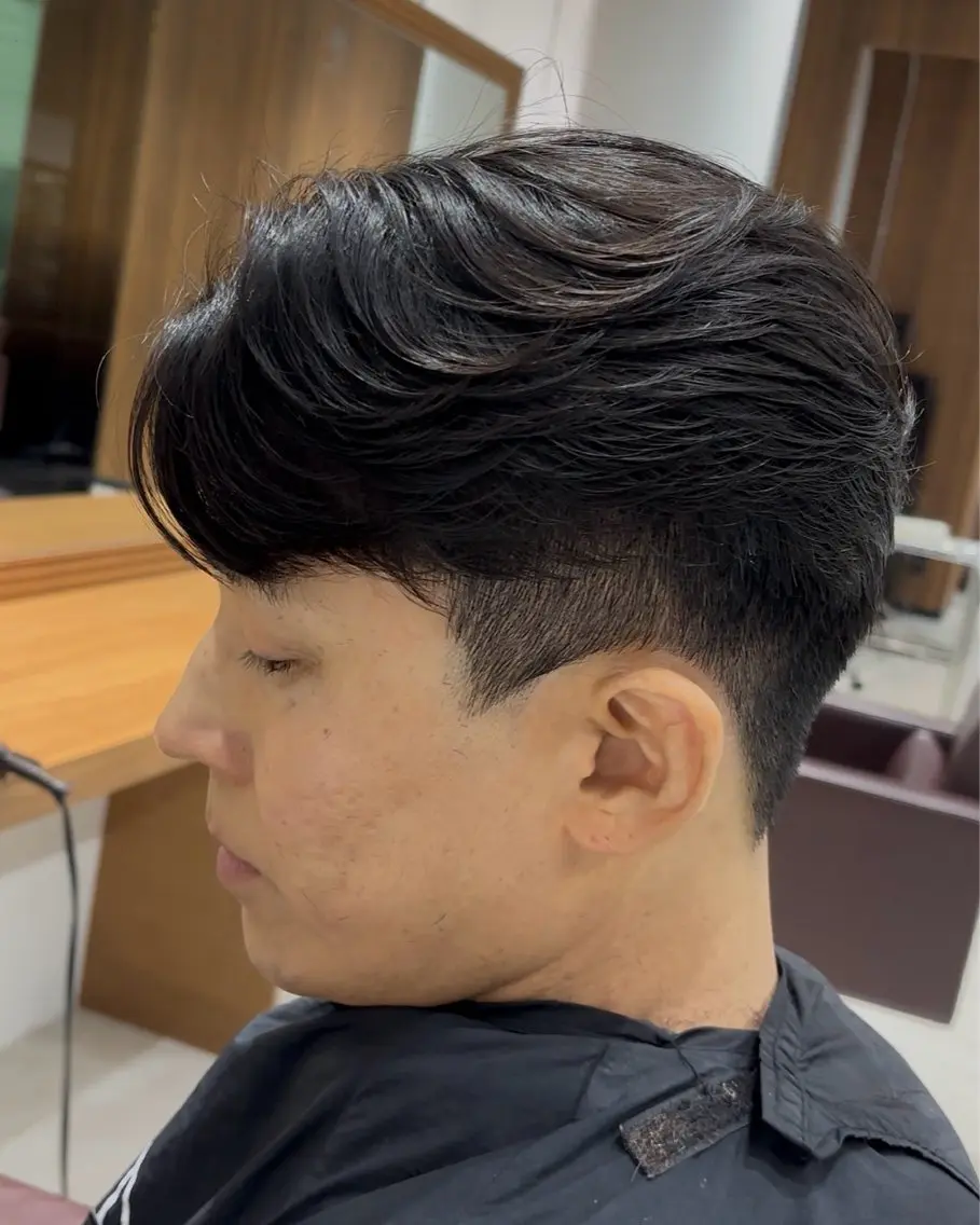 パーマ メンズ カット 縮毛矯正 高崎 堅心のヘアスタイル