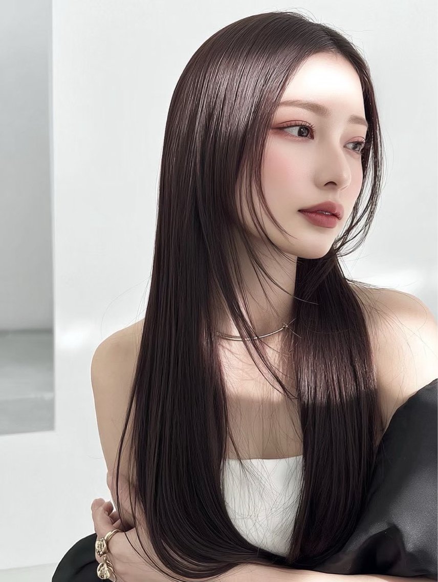 ロング 庄司 愛奈香のヘアスタイル