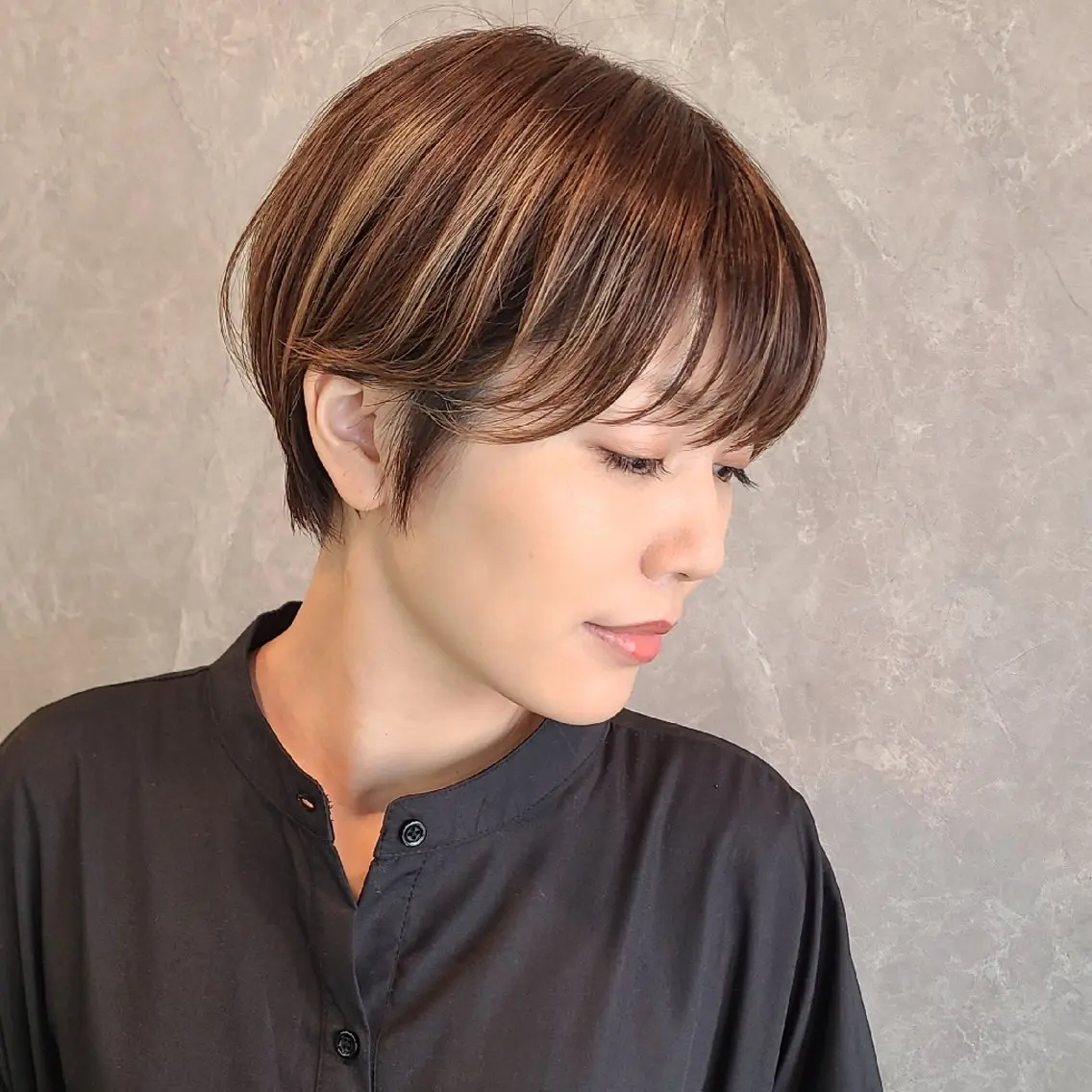 ショート 似合わせカット ショートヘア 西田 理沙のヘアスタイル