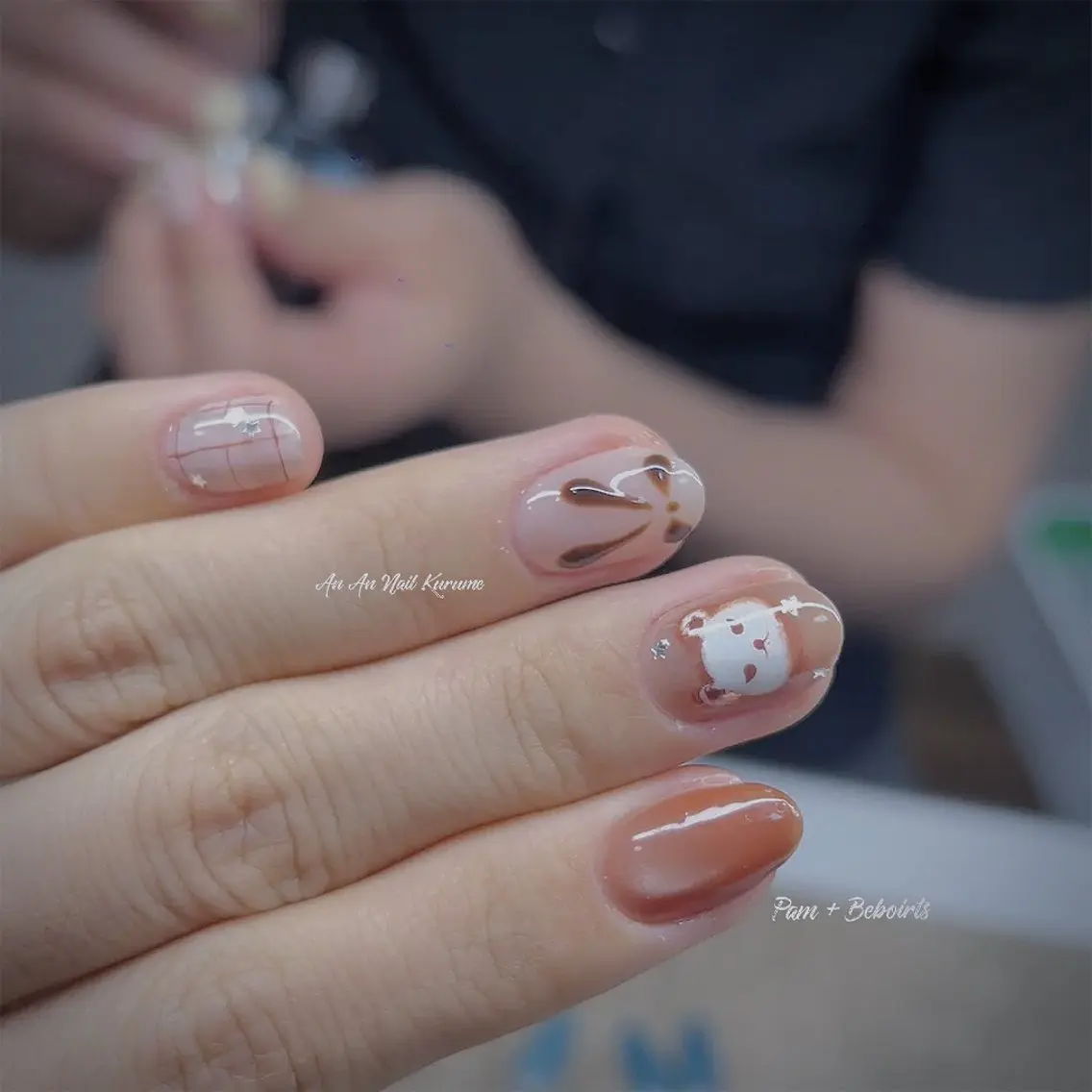 ネイル AN AN NAILKURUMEのネイルデザイン